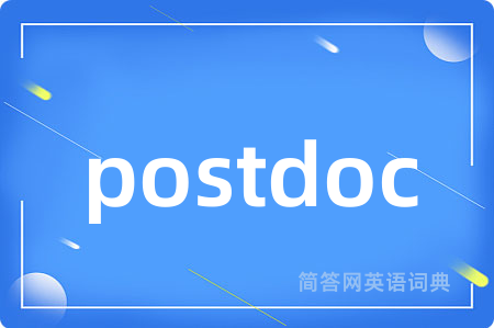 postdoc