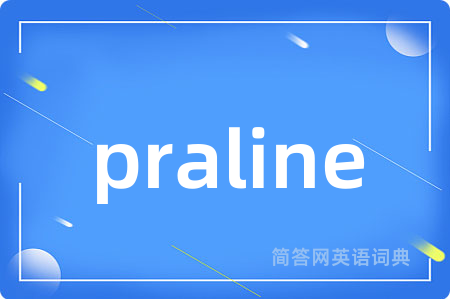 praline是什么意思,praline的中文翻译 praline
