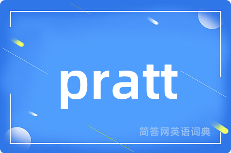 pratt是什么意思,pratt的中文翻译 pratt