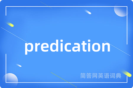 predication