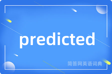 predicted