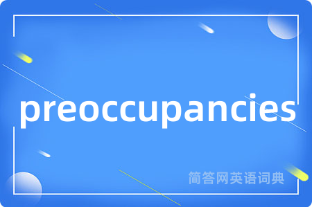preoccupancies