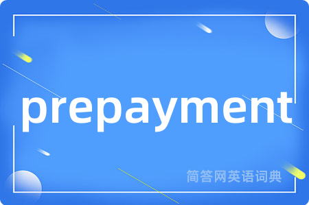 prepayment