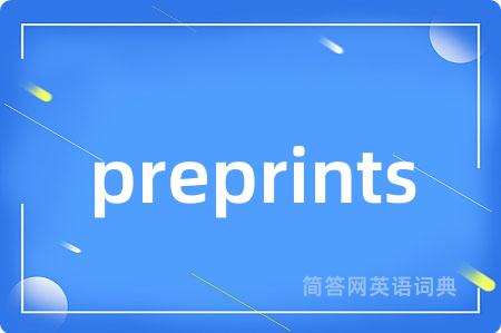 preprints