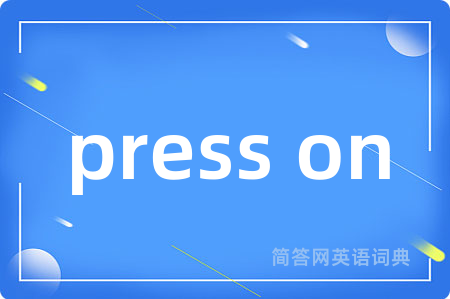 press on