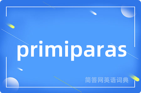 primiparas