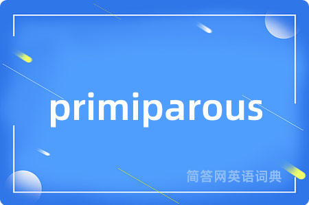 primiparous