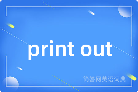 print out