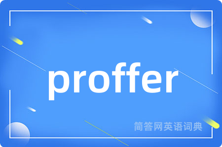 proffer