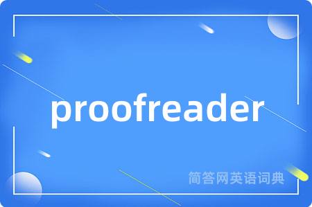 proofreader