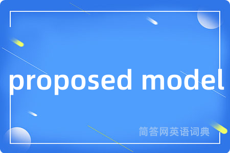 proposed model