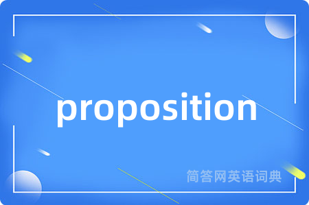 proposition