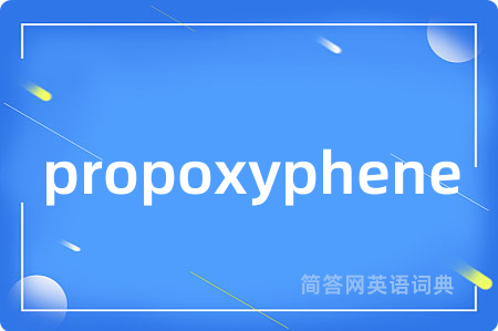 propoxyphene