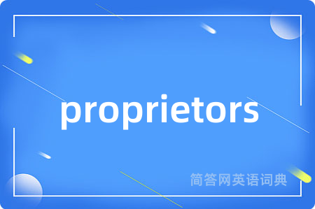 proprietors