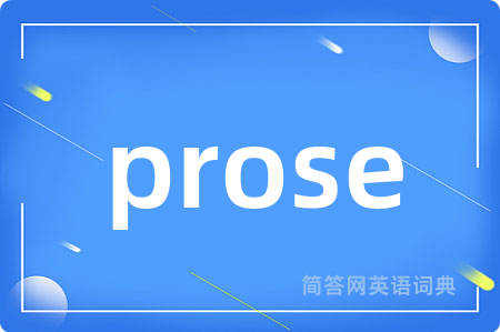 prose