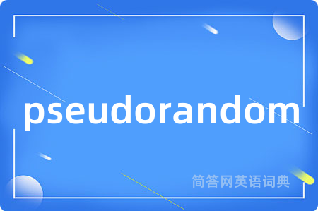 pseudorandom