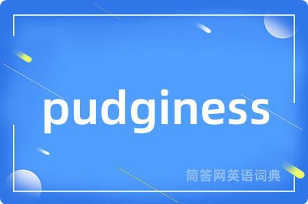pudginess