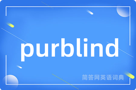 purblind