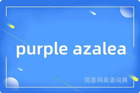 purple azalea