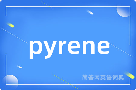 pyrene是什么意思,pyrene的中文翻译 pyrene