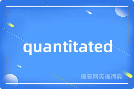 quantitated