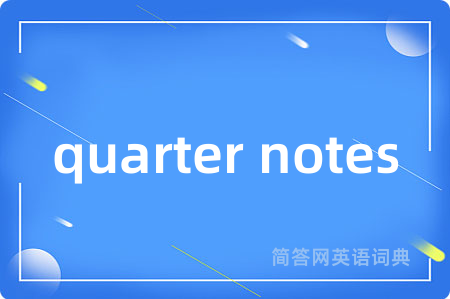 quarter notes