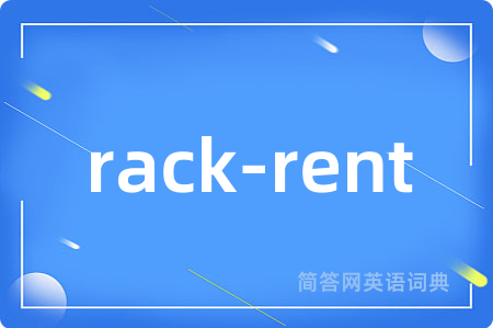 rack-rent