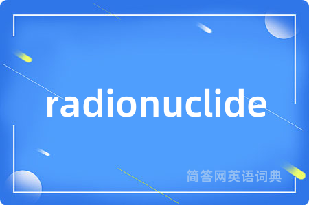 radionuclide