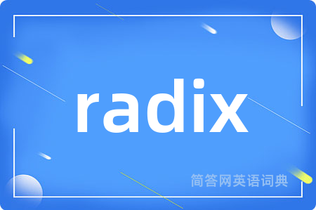 radix