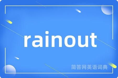 rainout