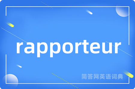 rapporteur