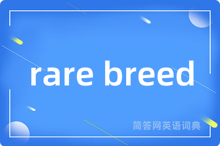 rare breed