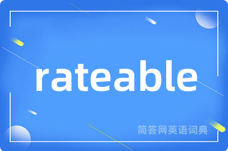 rateable