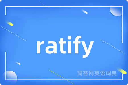 ratify