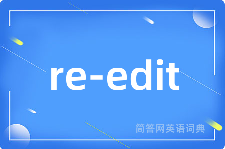 re-edit