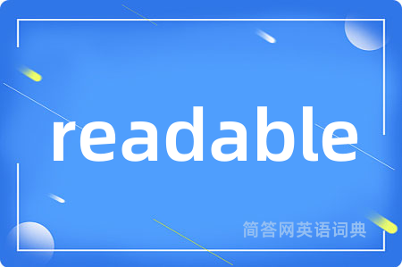 readable