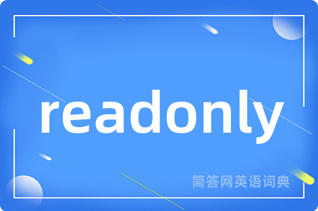 readonly