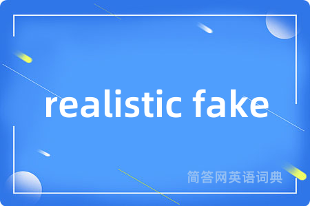 realistic fake