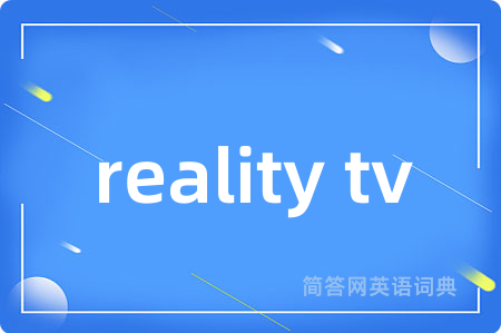 reality tv