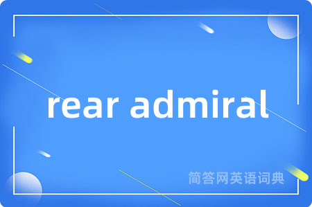 rear admiral