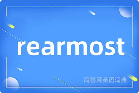 rearmost
