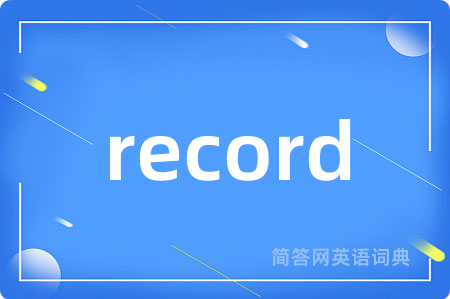 record