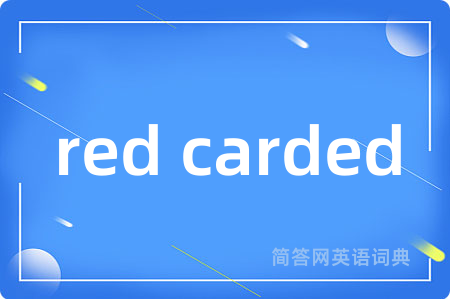 red carded