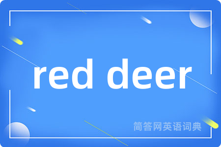 red deer