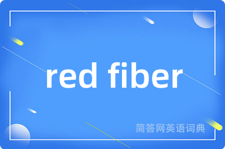 red fiber