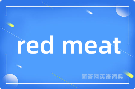 red meat
