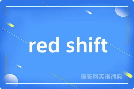 red shift