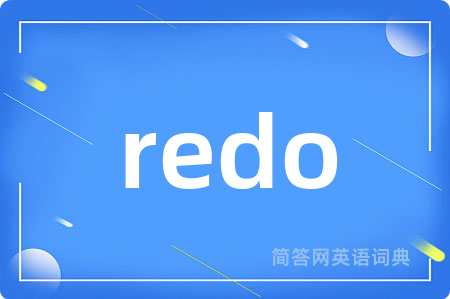 redo
