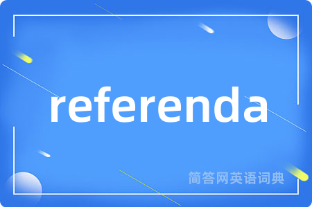 referenda
