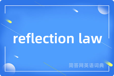 reflection law